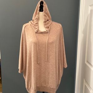 Plus Size Short Sleeve Hoodie